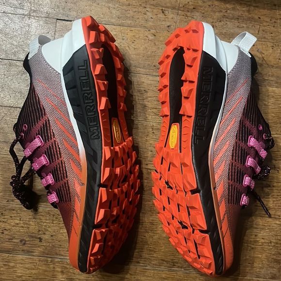 Last chance! Merrell Agility Peak 4 Tangerine/Fuschia Womens 7 NWT - Picture 4 of 8